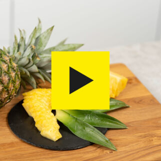 Ananas schneiden Ananas schneiden