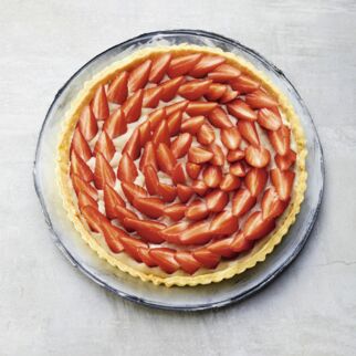 Erdbeertarte mit Erythrit Erdbeertarte mit Erythrit