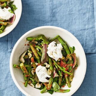 Grüner Bohnensalat mit Mozzarella Grüner Bohnensalat mit Mozzarella
