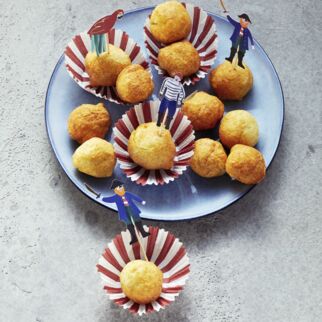 Frittierte Quarkbällchen Frittierte Quarkbällchen