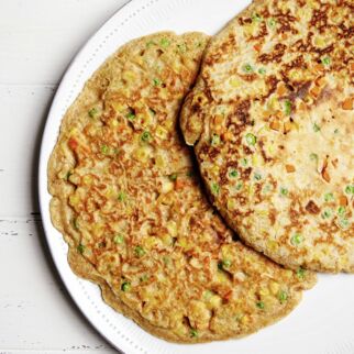 Gemüse-Pfannkuchen Gemüse-Pfannkuchen