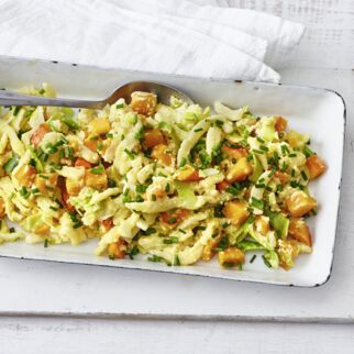 Spaetzle-Kuerbis-Groestl Spaetzle-Kuerbis-Groestl