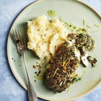 Kabeljaufilet mit getrüffeltem Selleriepüree Kabeljaufilet mit getrüffeltem Selleriepüree