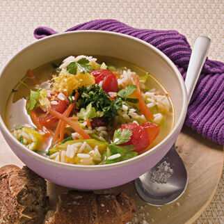 Gemüseeintopf mit Reis Gemüseeintopf mit Reis