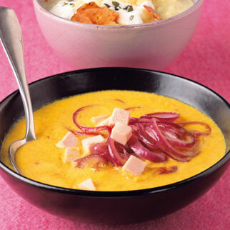 Gelbe Paprikasuppe Gelbe Paprikasuppe