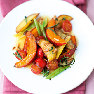 Kürbisgemüse aus dem Ofen Kürbisgemüse aus dem Ofen