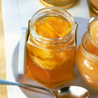 Melonen-Bananen-Konfitüre Melonen-Bananen-Konfitüre