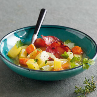 Steckrübeneintopf mit Chorizo Steckrübeneintopf mit Chorizo