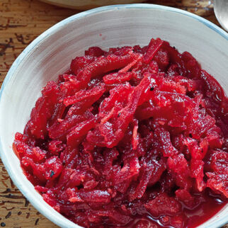 Rote-Bete-Meerrettich-Relish Rote-Bete-Meerrettich-Relish