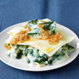 Teller-Lasagne mit Mangoldgemüse Teller-Lasagne mit Mangoldgemüse