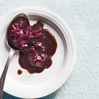 Rotwein-Schalotten-Sauce Rotwein-Schalotten-Sauce