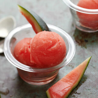 Wassermelonensorbet Wassermelonensorbet