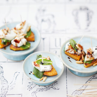 Kürbis mit Ziegenkäse Kürbis mit Ziegenkäse