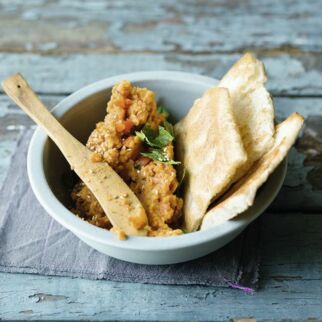 Linsen-Möhre-Paprika-Aufstrich Linsen-Möhre-Paprika-Aufstrich