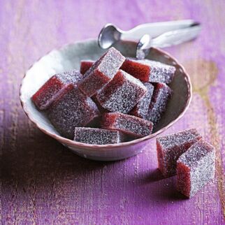 Sauerkirschgeleewürfel Sauerkirschgeleewürfel