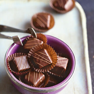 Blätterkrokant-Pralinen Blätterkrokant-Pralinen