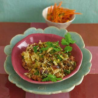 Pilaf mit Lammhack und Datteln Pilaf mit Lammhack und Datteln