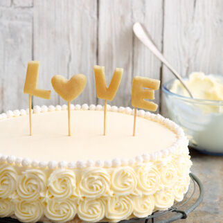 "Ganz in Weiß"-Motivtorte "Ganz in Weiß"-Motivtorte