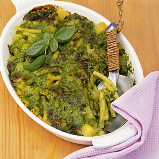 Pesto-Nudel-Gratin Pesto-Nudel-Gratin