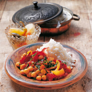 Kichererbsen mit Pastirma Kichererbsen mit Pastirma