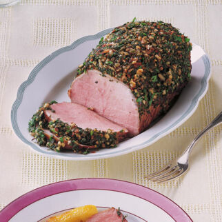 Lende mit Kräuterkruste Lende mit Kräuterkruste