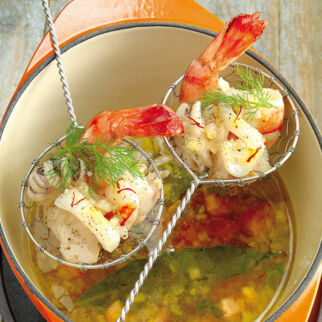 Meeresfrüchte-Fondue Meeresfrüchte-Fondue