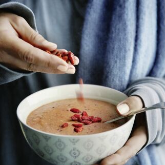 Amarant-Porridge mit Goji-Beeren-Power Amarant-Porridge mit Goji-Beeren-Power