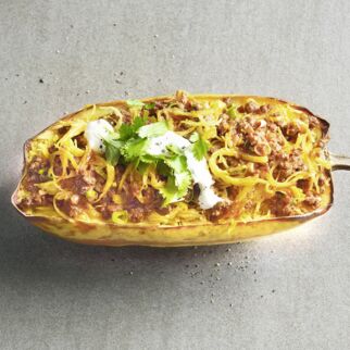 Gefüllter Tex-Mex-Kürbis Gefüllter Tex-Mex-Kürbis