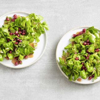 Feldsalat mit Granatapfel Feldsalat mit Granatapfel
