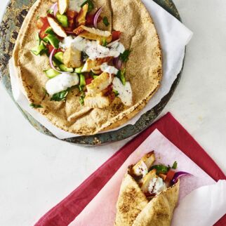 Hähnchen-Shawarma-Wraps Hähnchen-Shawarma-Wraps