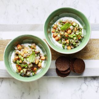 Matjes-Papaya-Tatar Matjes-Papaya-Tatar