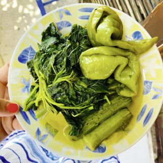 Wildkräutersalat mit Gemüse L Wildkräutersalat mit Gemüse L