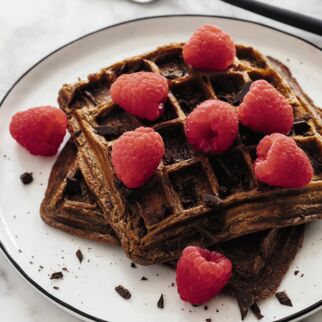 Bananen-Schoko-Waffeln Bananen-Schoko-Waffeln