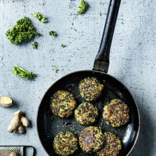 Grünkohl-Quinoa-Bratlinge Grünkohl-Quinoa-Bratlinge