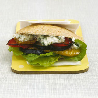 Pita mit Grillgemüse Pita mit Grillgemüse