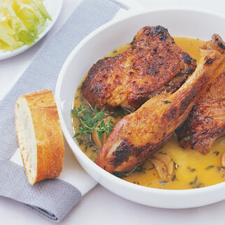 Entenkeulen mit Thymianhonig Entenkeulen mit Thymianhonig