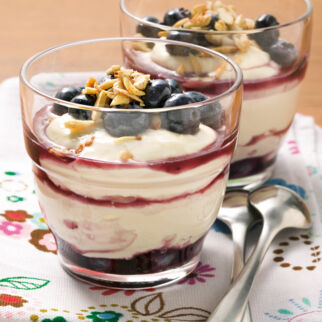 Heidelbeer-Quarkspeise Heidelbeer-Quarkspeise