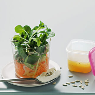 Feldsalat mit Möhren Feldsalat mit Möhren