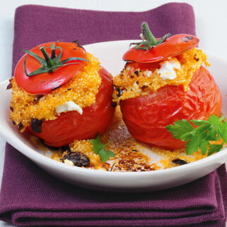 Gefüllte Hirsetomaten Gefüllte Hirsetomaten