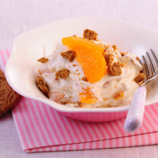 Mandarinenquark mit Spekulatius Mandarinenquark mit Spekulatius