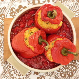 Paprika mit Couscous Paprika mit Couscous