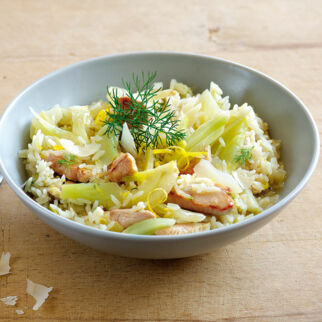 Blitz-Risotto mit Huhn Blitz-Risotto mit Huhn