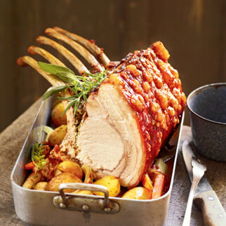 Schweinebraten mit Kräutern Schweinebraten mit Kräutern