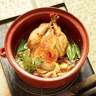 Huhn mit 40 Knoblauchzehen Huhn mit 40 Knoblauchzehen