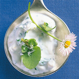 Kräuterquark mit Bärlauch Kräuterquark mit Bärlauch