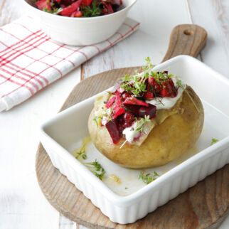 Ofenkartoffeln mit Meerrettichdip Ofenkartoffeln mit Meerrettichdip