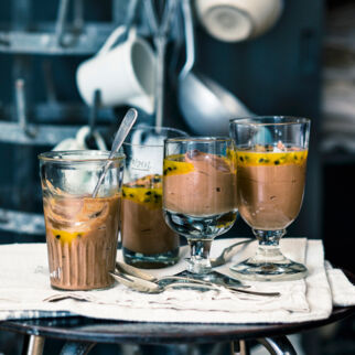 Mousse au chocolat amer - Dunkle Schokoladenmousse Mousse au chocolat amer - Dunkle Schokoladenmousse