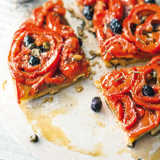 Tarte tatin aux poivrons - Paprika-Tarte tatin Tarte tatin aux poivrons - Paprika-Tarte tatin