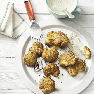 Potato-Crush mit Veganaise Potato-Crush mit Veganaise