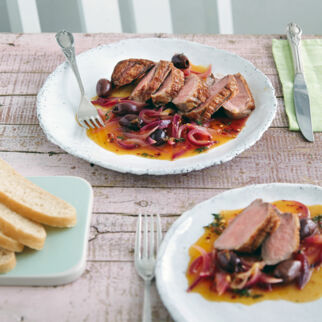 Entenbrust mit Orangensauce Entenbrust mit Orangensauce